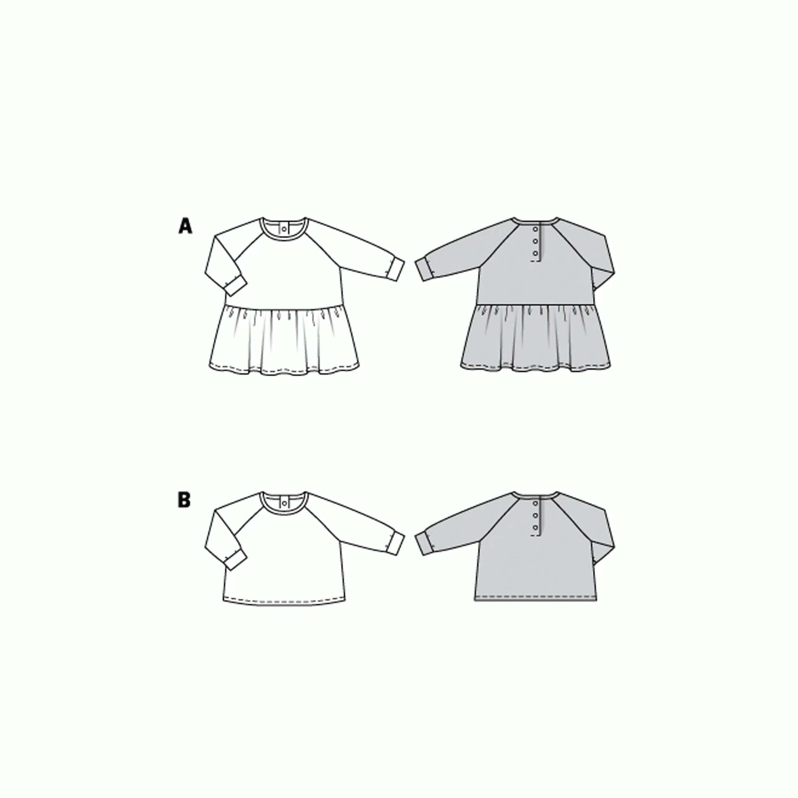 Burda Baby/Child Top and Dress 9277