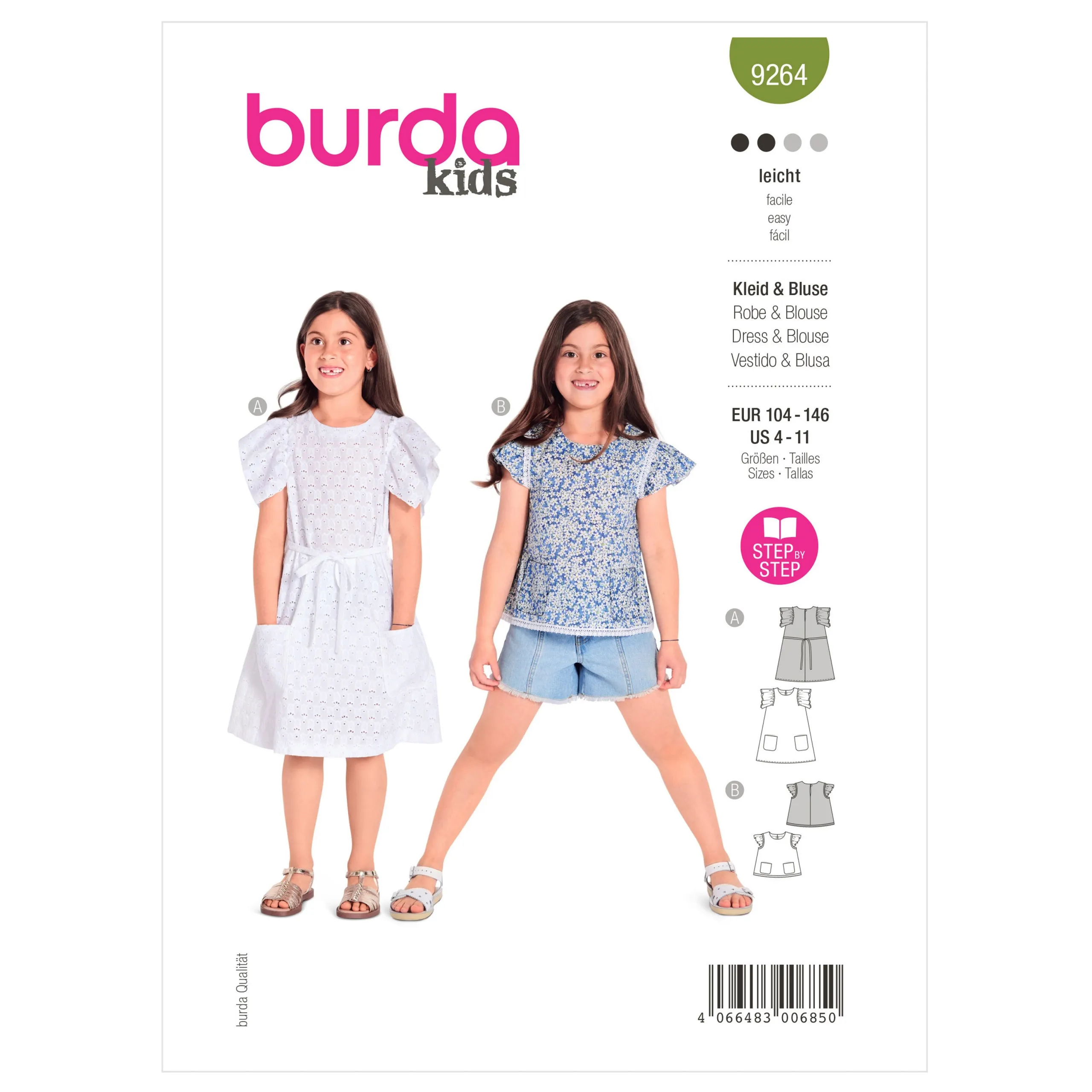 Burda Child Dress and Top 9264