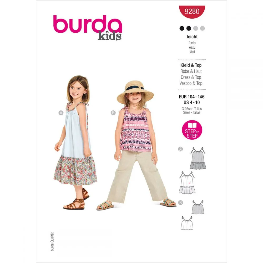 Burda Child Top and Dress 9280