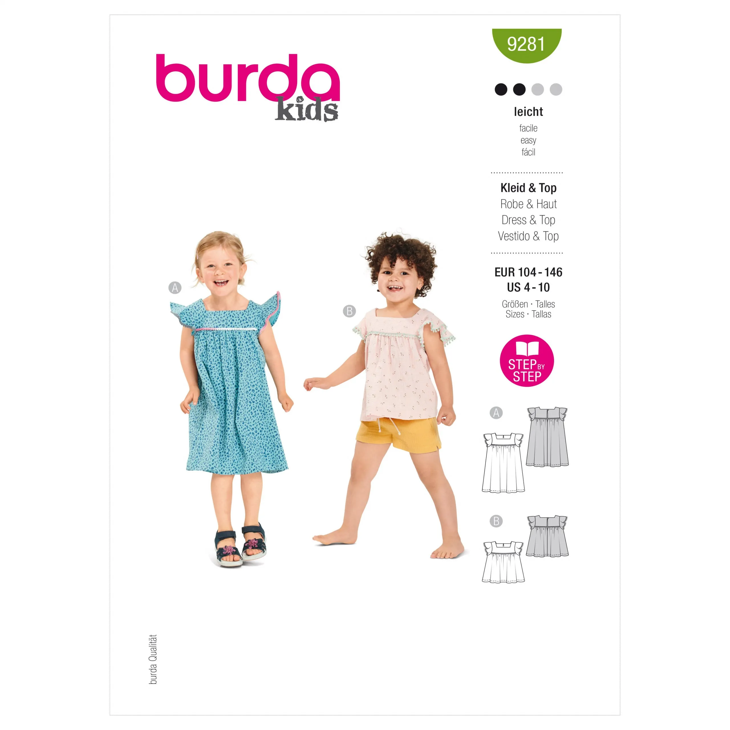 Burda Child Top and Dress 9281