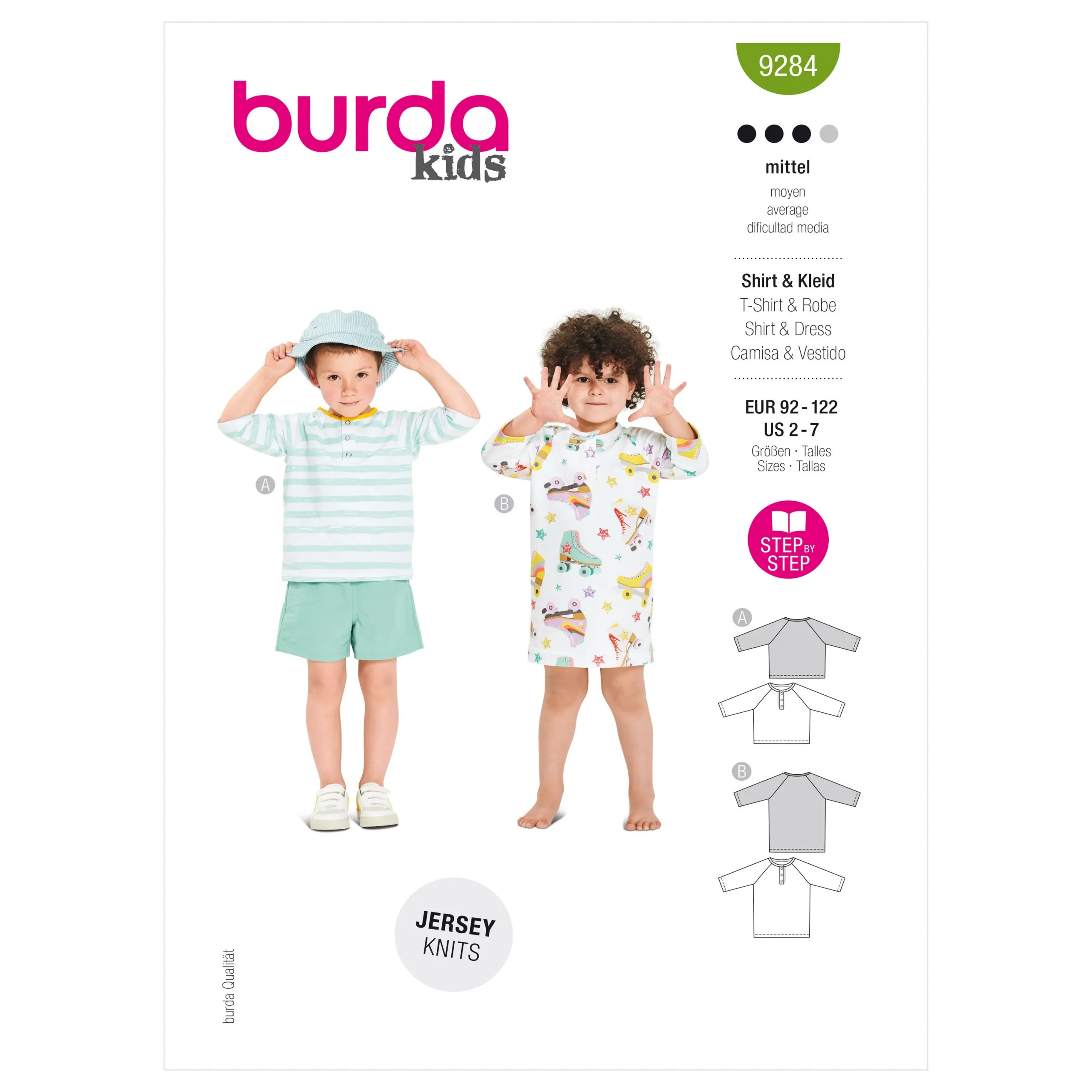 Burda Child Top and Dress 9284