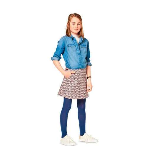 Burda Child/Teen Skirt and Pinafore 9356