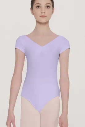 Candide Child Cap Sleeve Pinch Front Leotard