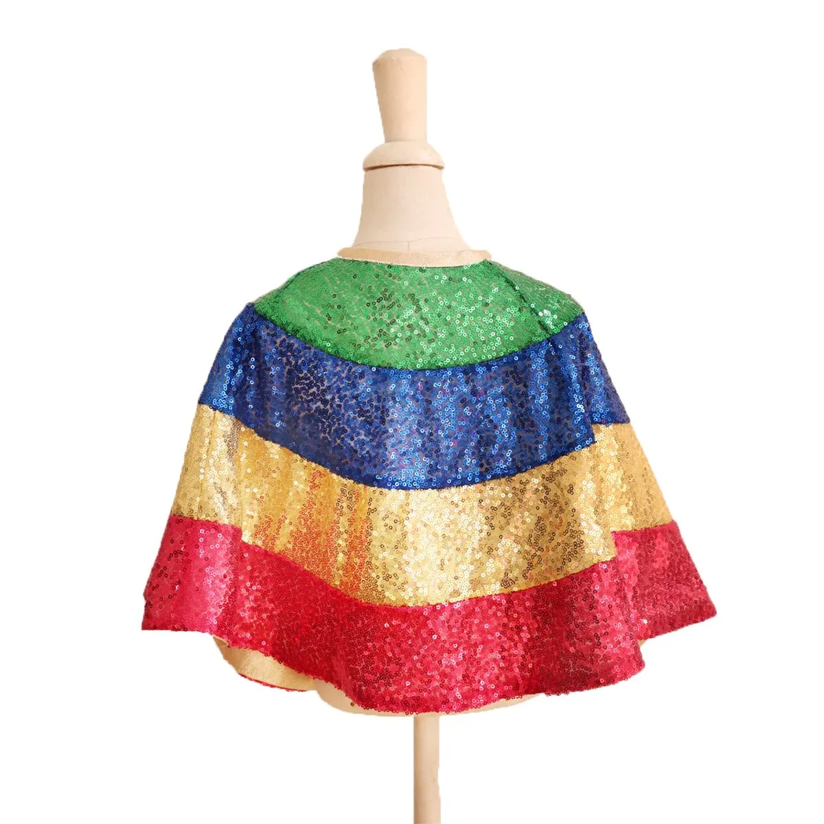 Cape Dress Up - Multicolor Sequins