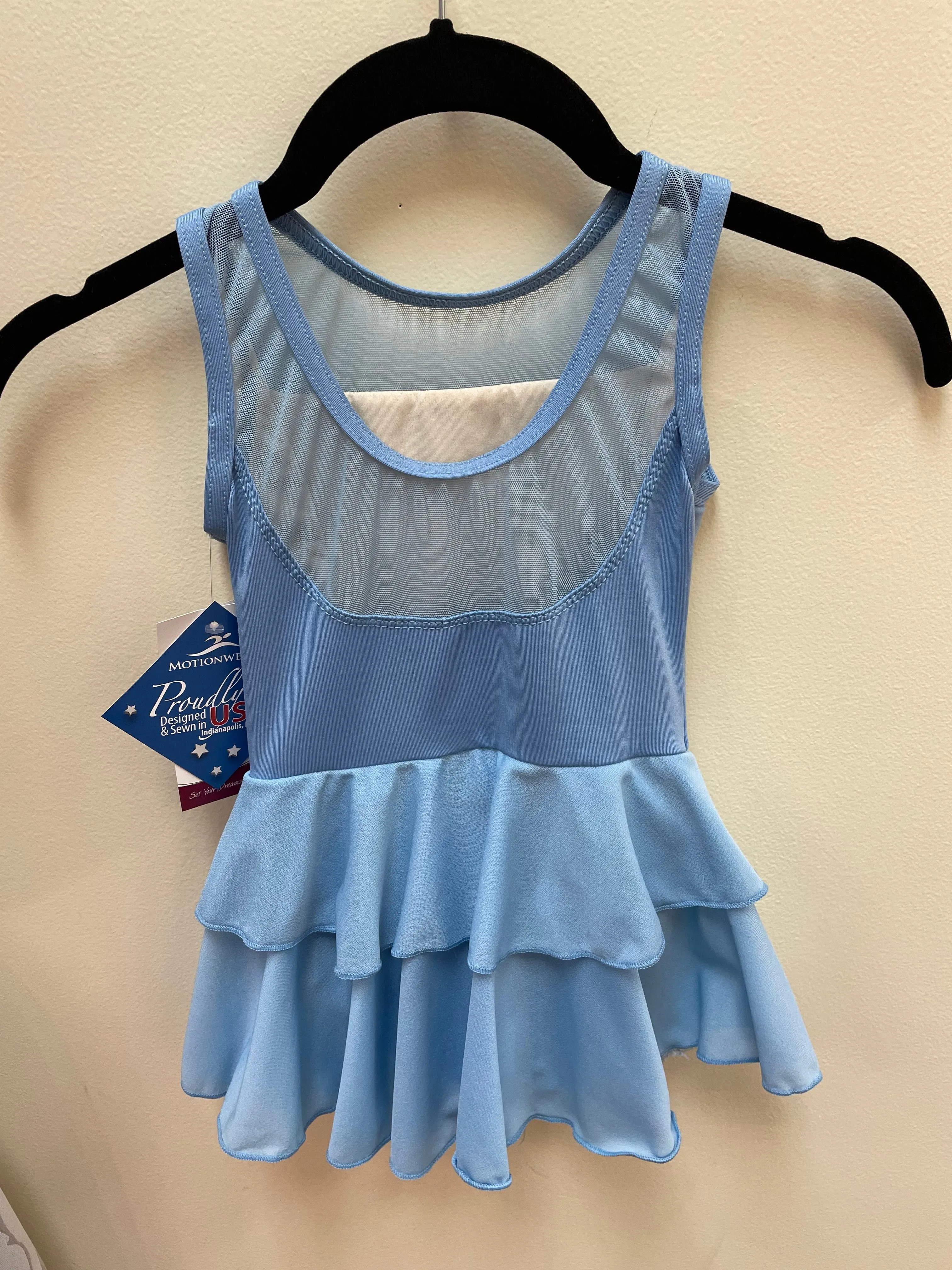 Child Mesh Yoke Tank Dress (MOT4140)