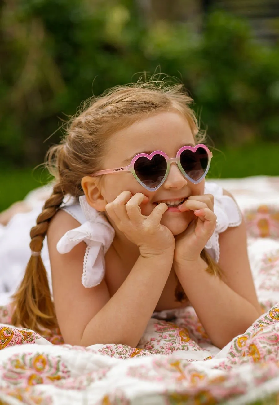 Child Sunnies Heart - Rainbow (3  years)