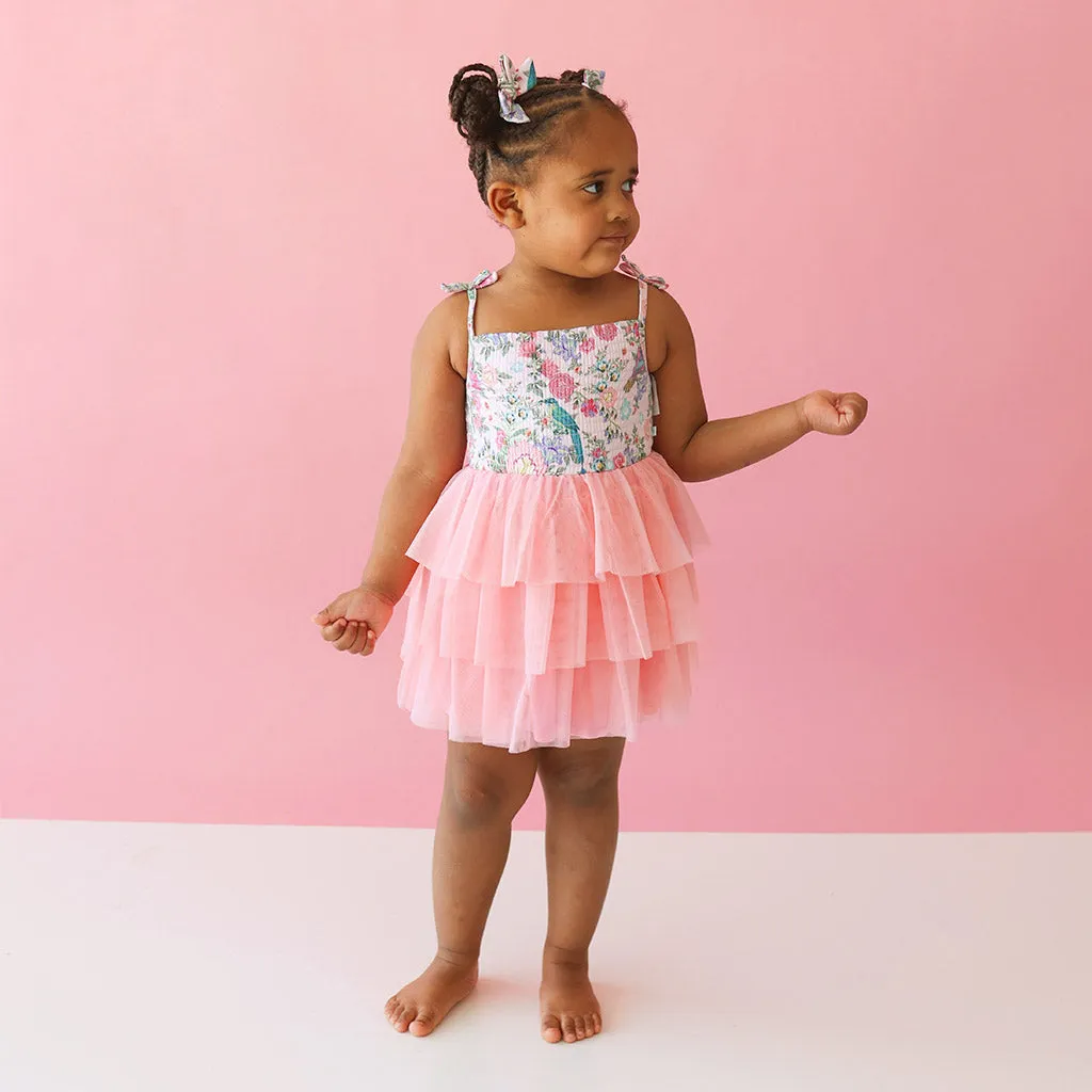 Christine Smocked Tulle Dress