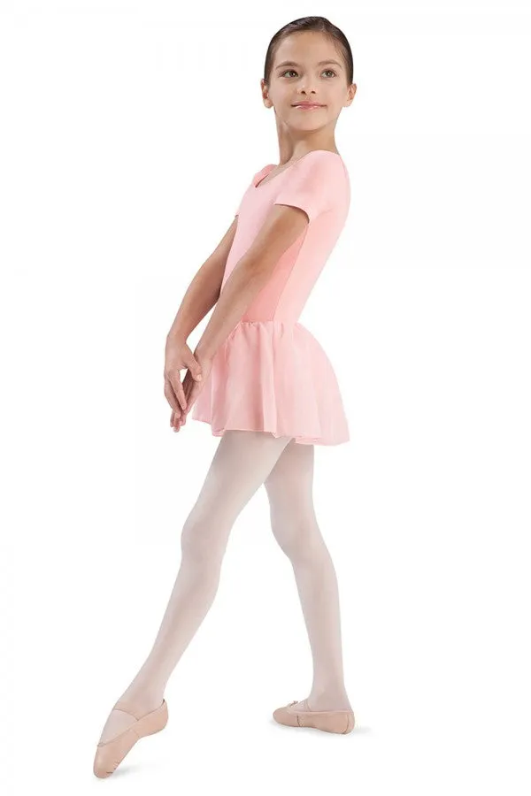 CL5342 Child Short Sleeve Skirted Leotard