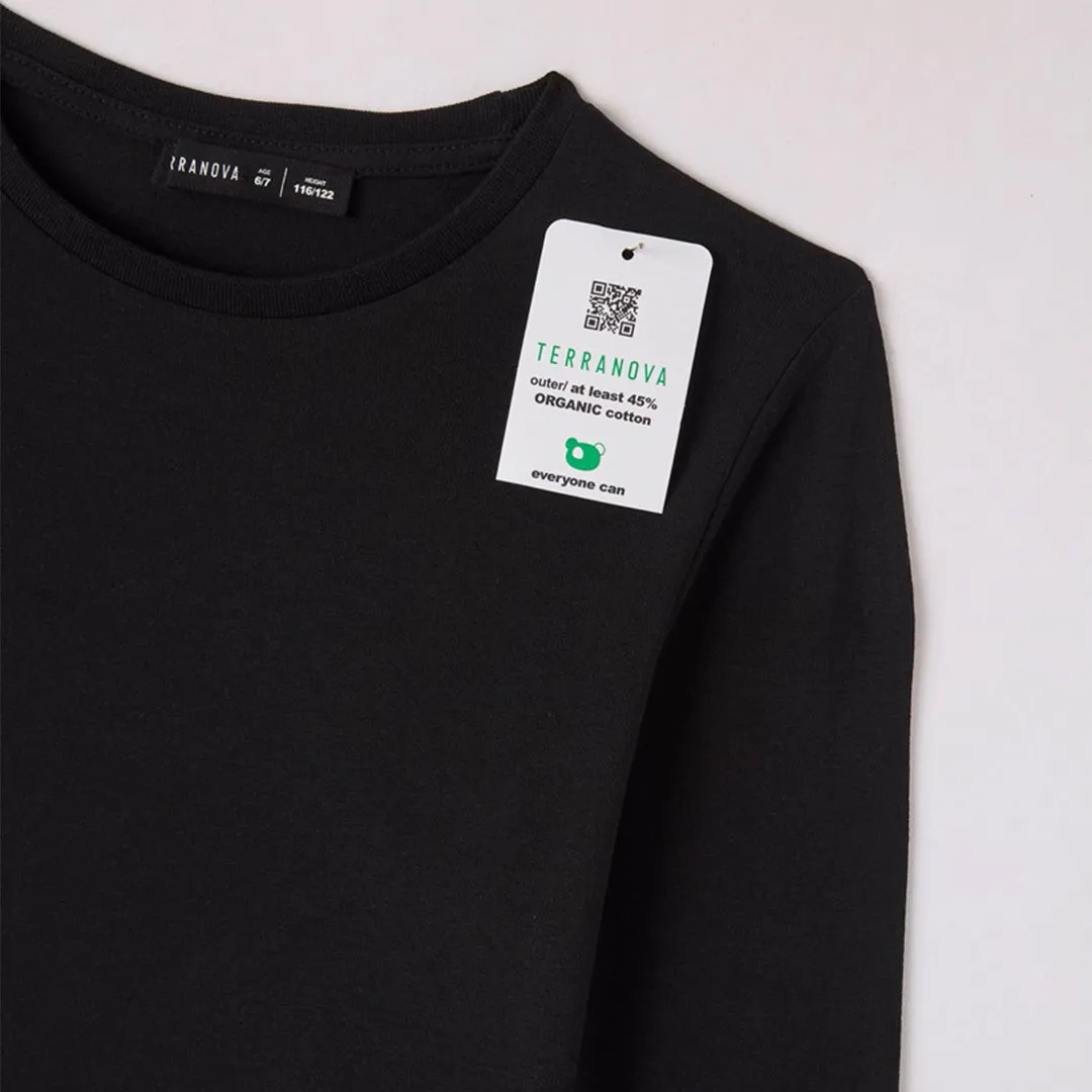 Crew Neck Long Sleeve T-Shirt