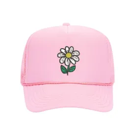 Daisy Stem Foam Solid Trucker Hat