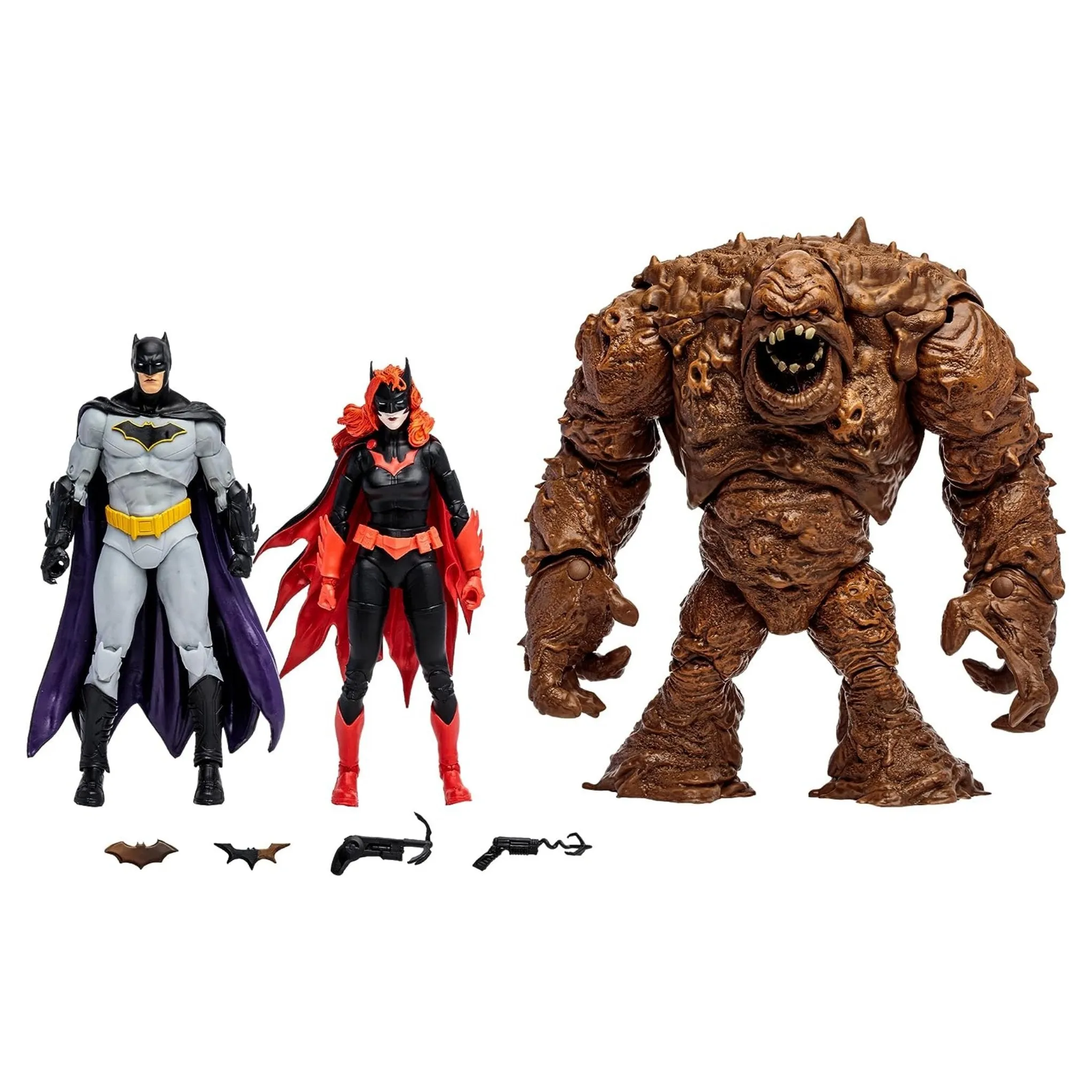 DC Multiverse Exclusive Gold Label Clay Face, Batman, & Batwoman 3-Pack (Rebirth)