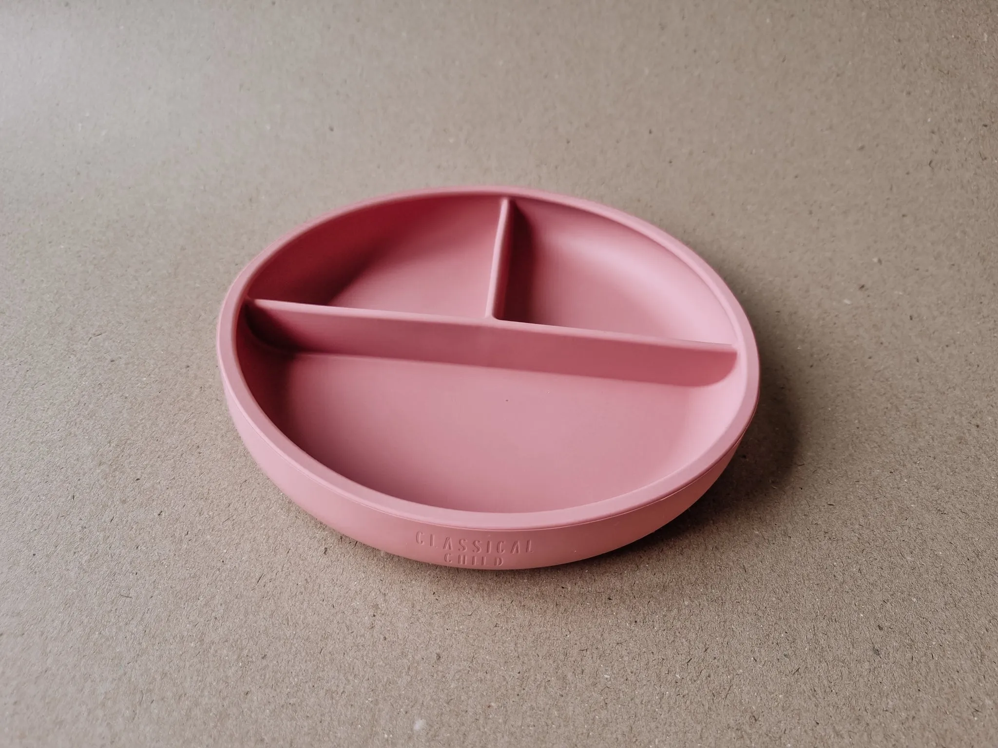 Desert Rose Silicone Suction Plate