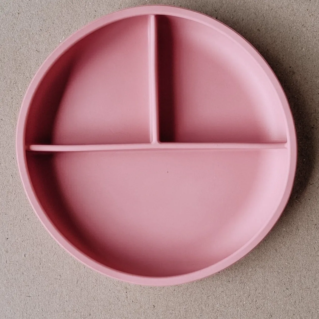 Desert Rose Silicone Suction Plate