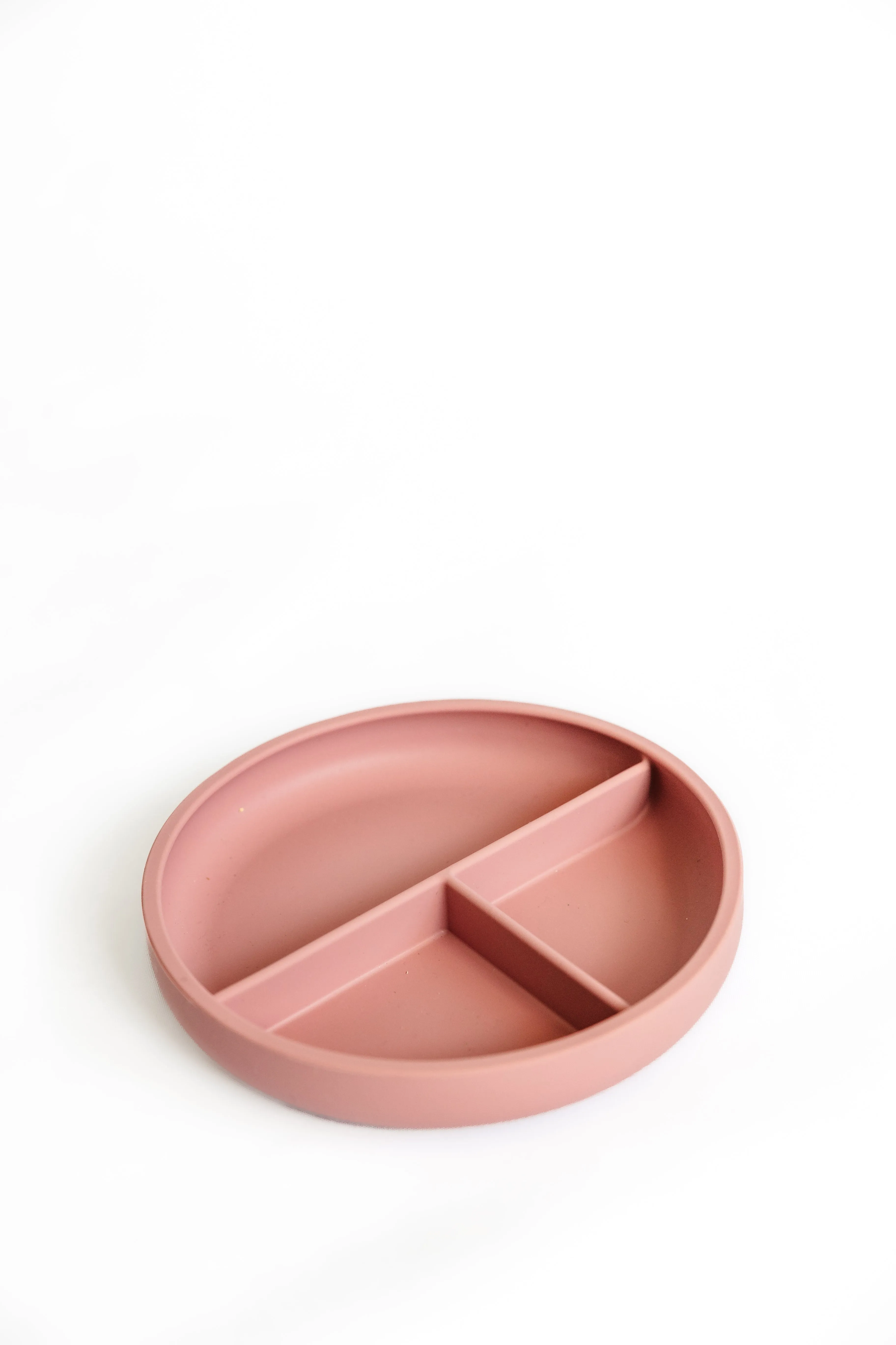 Desert Rose Silicone Suction Plate