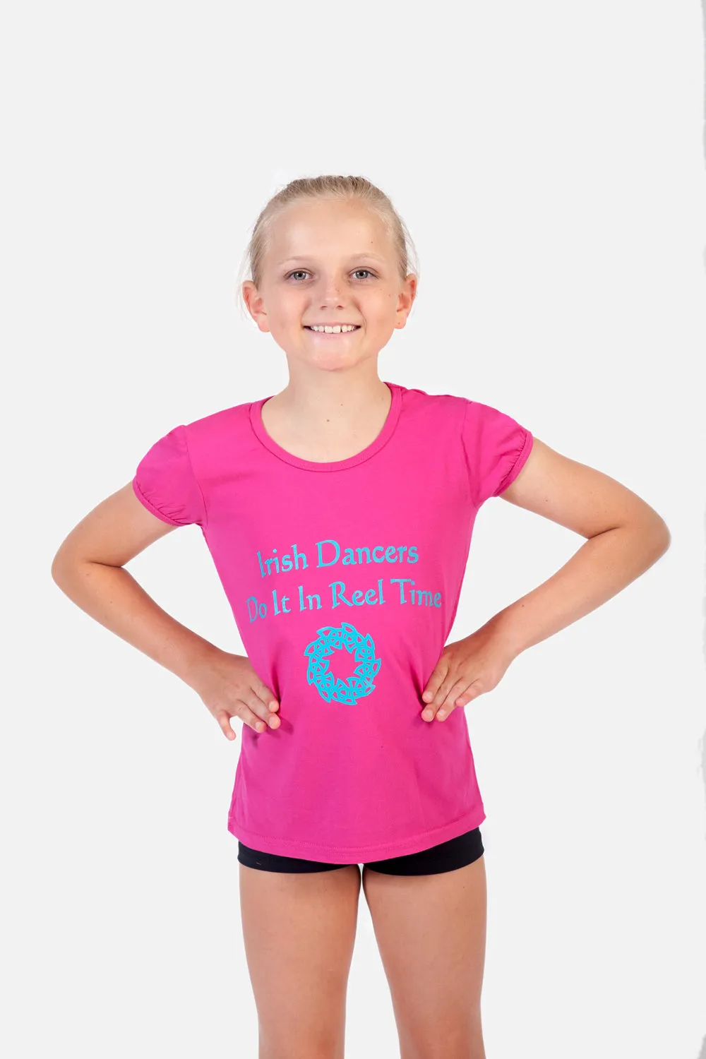 Do It In Reel Time Girl's Irish T-shirt - 4 Colours Available