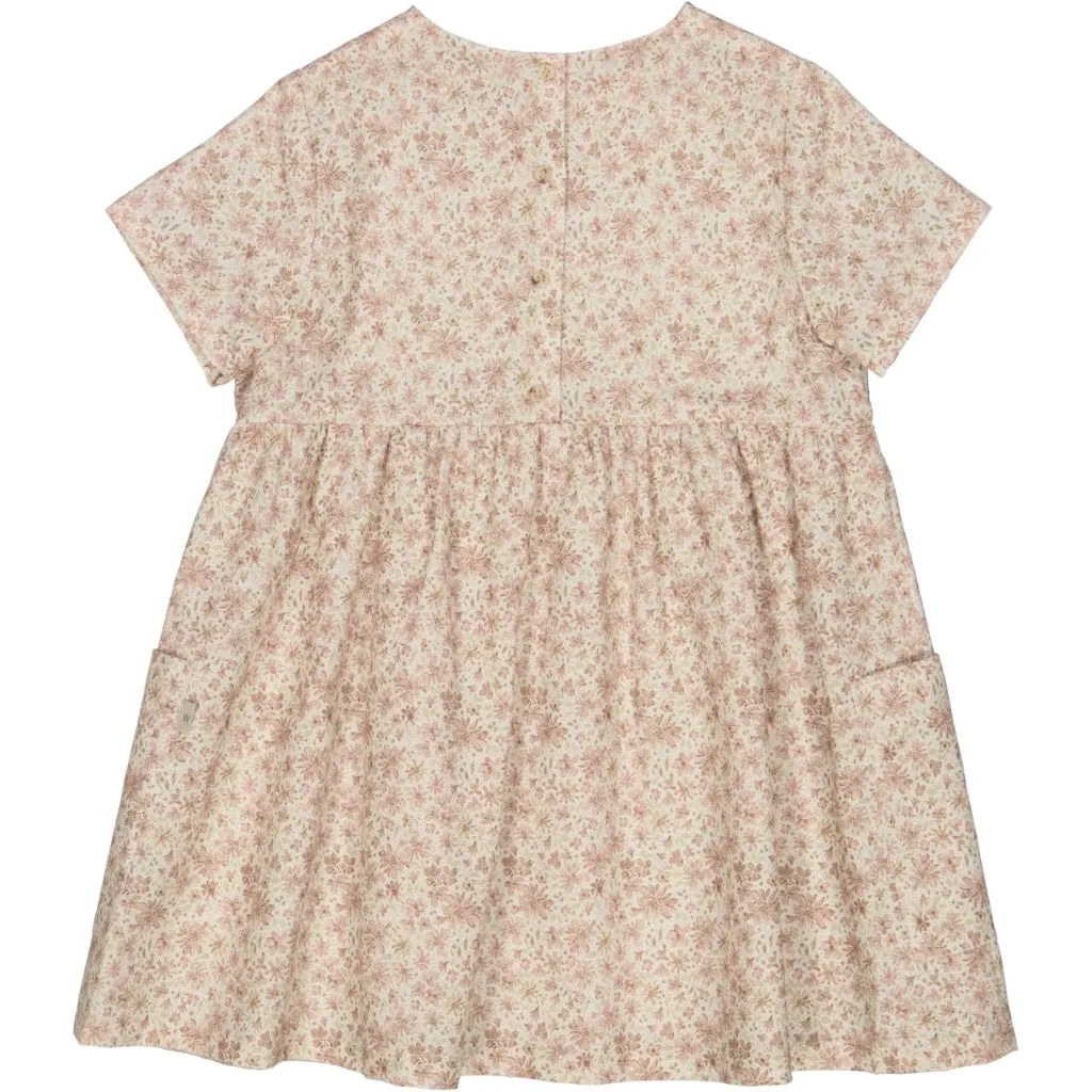 Dress Ayse - eggshell flowers