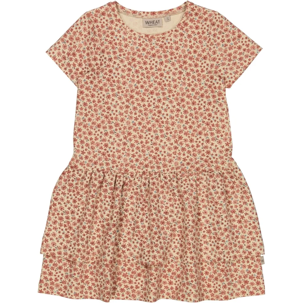 Dress Johanna - beige flowers