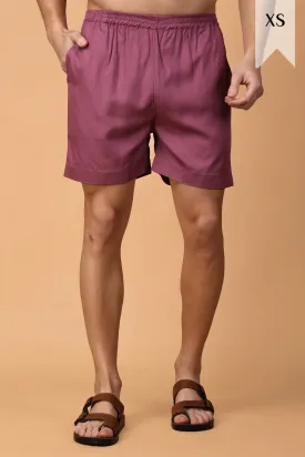 Dusty Plum Comfort Shorts