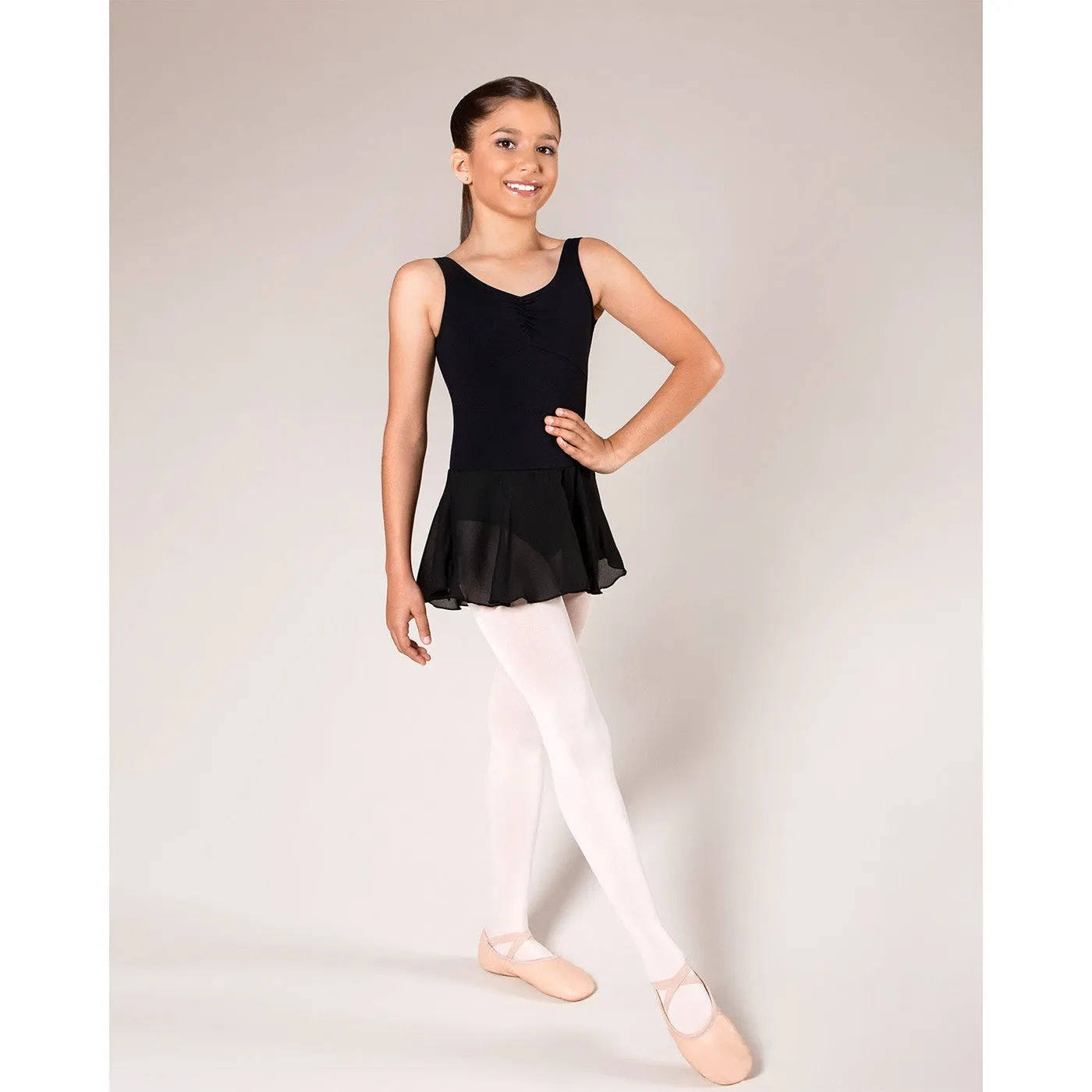 Energetiks Ashley Leotard With Skirt | Black | Child