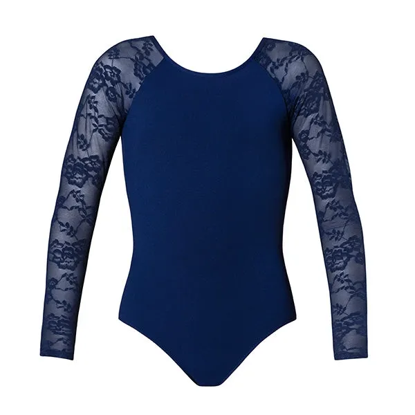 Energetiks Hailey Lace Leotard | Navy | Child