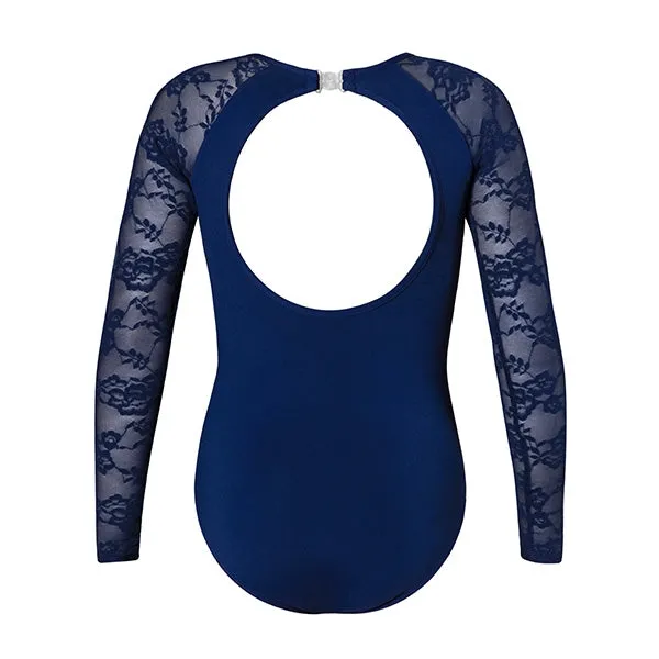 Energetiks Hailey Lace Leotard | Navy | Child