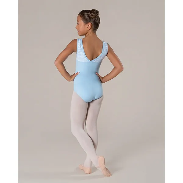 Energetiks Hannah Lace Leotard | Baby Blue | Child