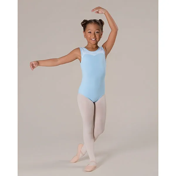 Energetiks Hannah Lace Leotard | Baby Blue | Child