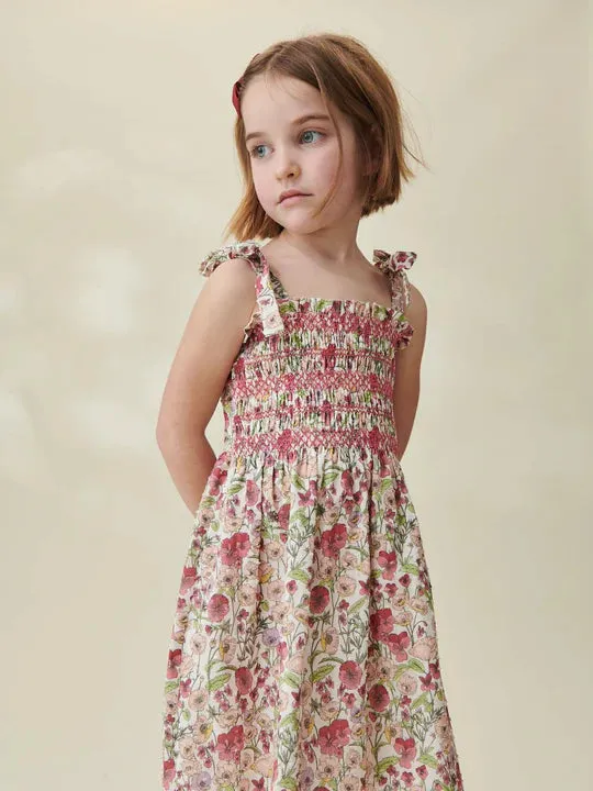 evelia smock dress