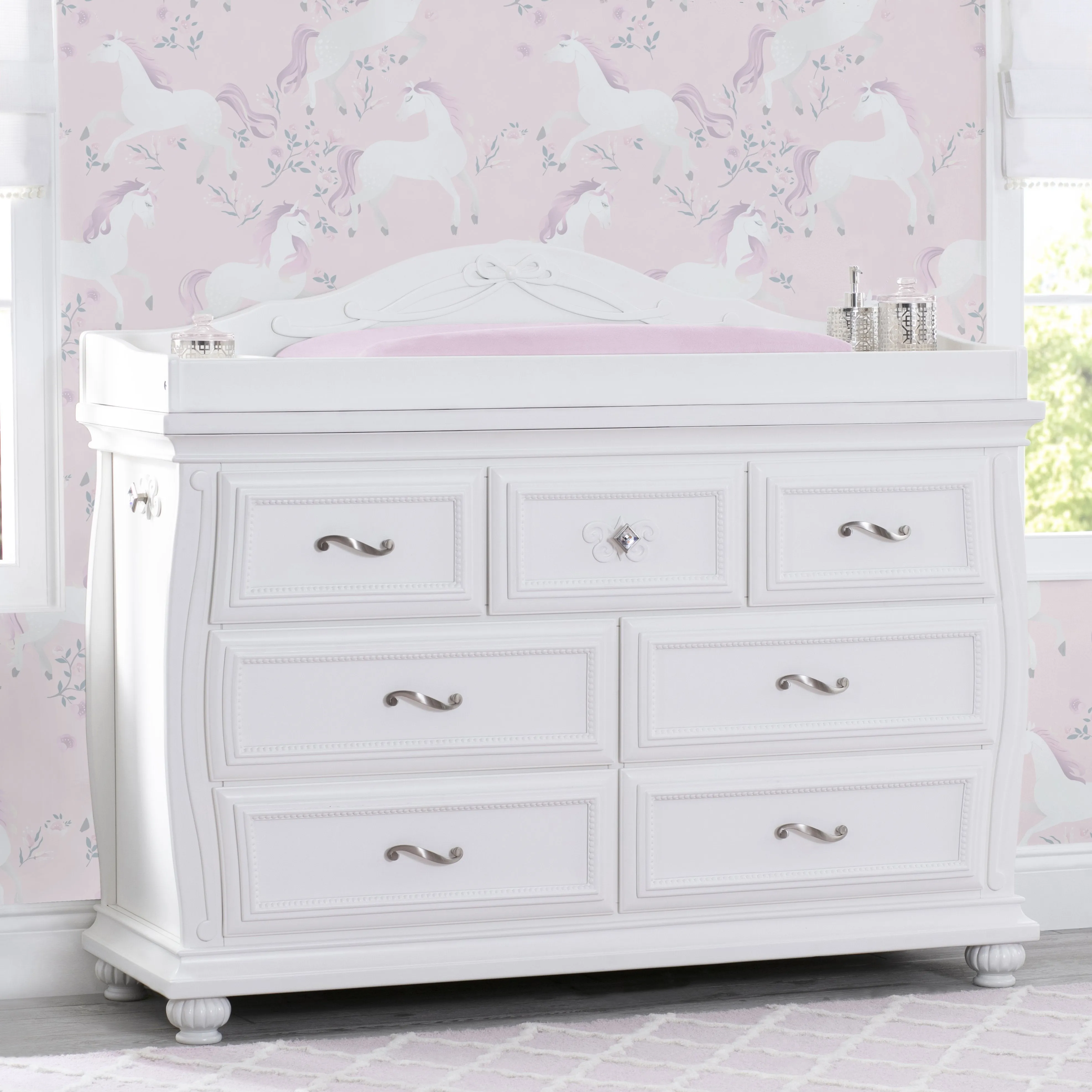 Fairytale 7 Drawer Dresser with Changing Top