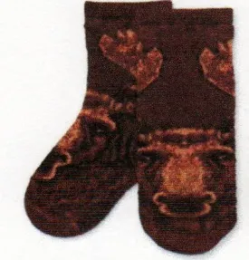 FBF Realistic Moose Children Socks