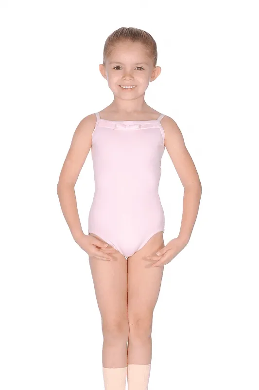 Girls Mesh Panel Camisole Leotard (CAP11595c)