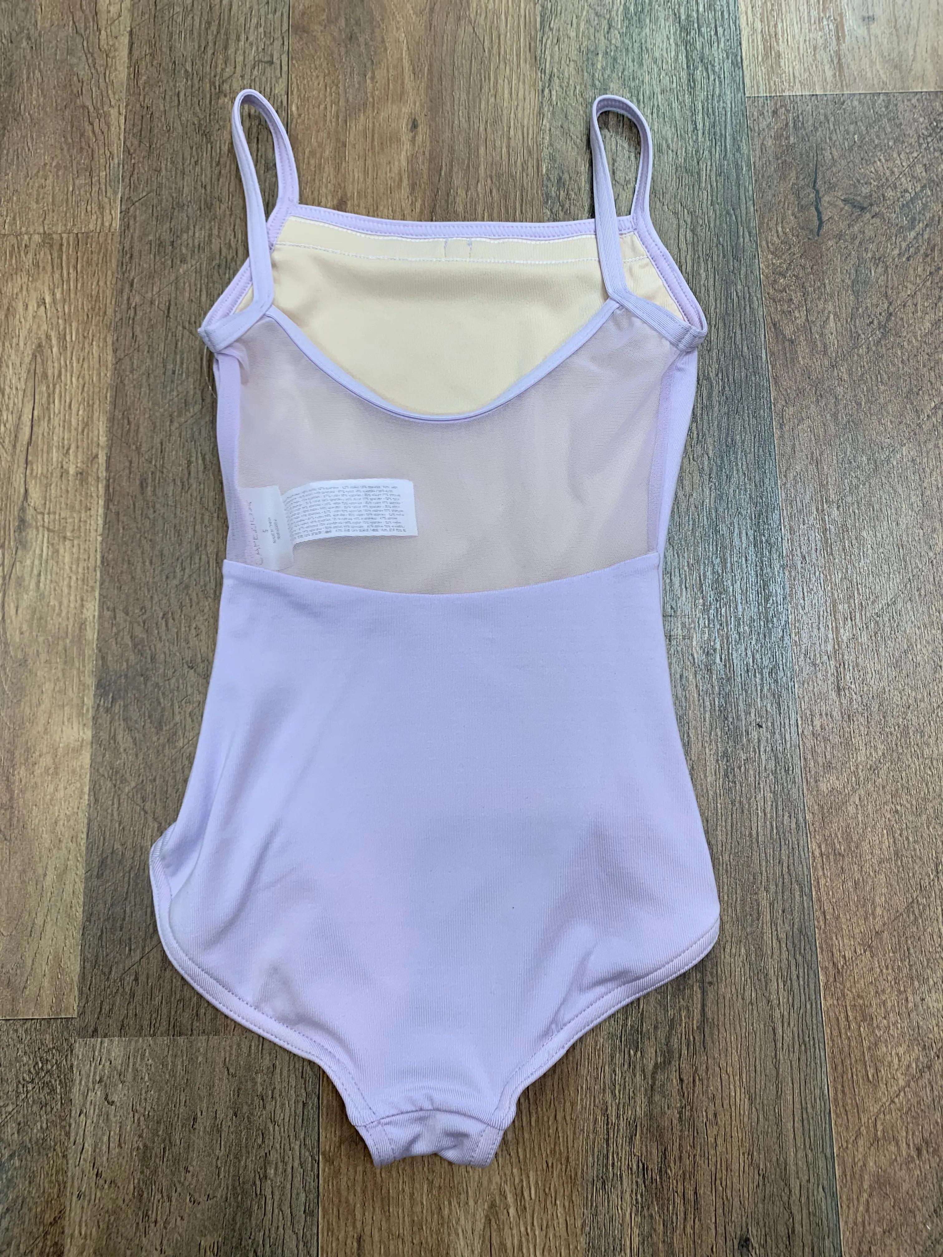 Girls Mesh Panel Camisole Leotard (CAP11595c)