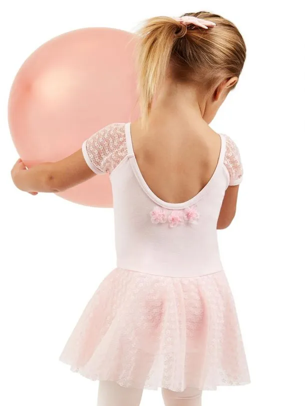 Girls Sweet Pea Raglan Sleeve Dress (CAP 11684c)