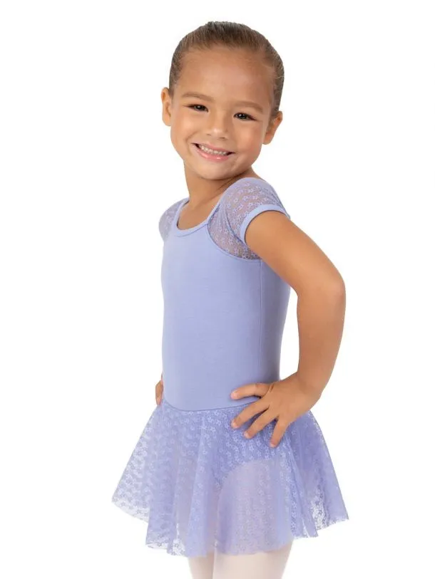 Girls Sweet Pea Raglan Sleeve Dress (CAP 11684c)