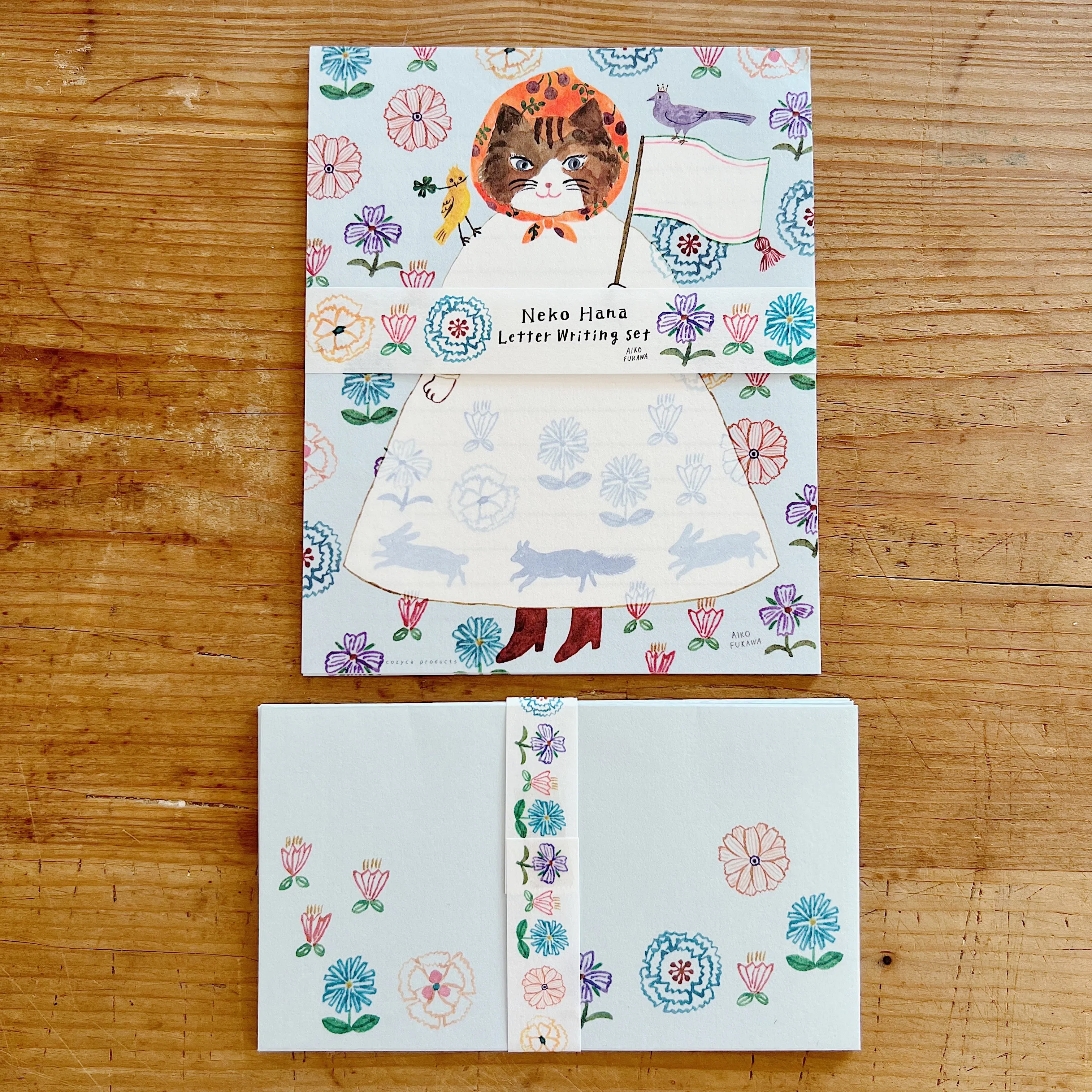 Hyogensha | Neko Hana Letter Writing Set