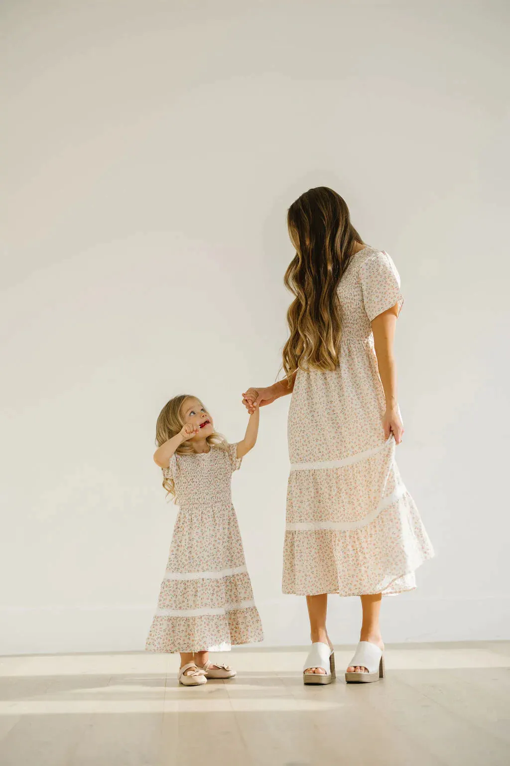 Isla Dress in Light Blush - Kids