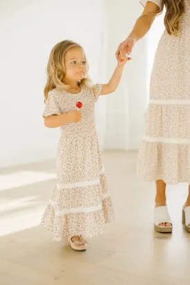 Isla Dress in Light Blush - Kids