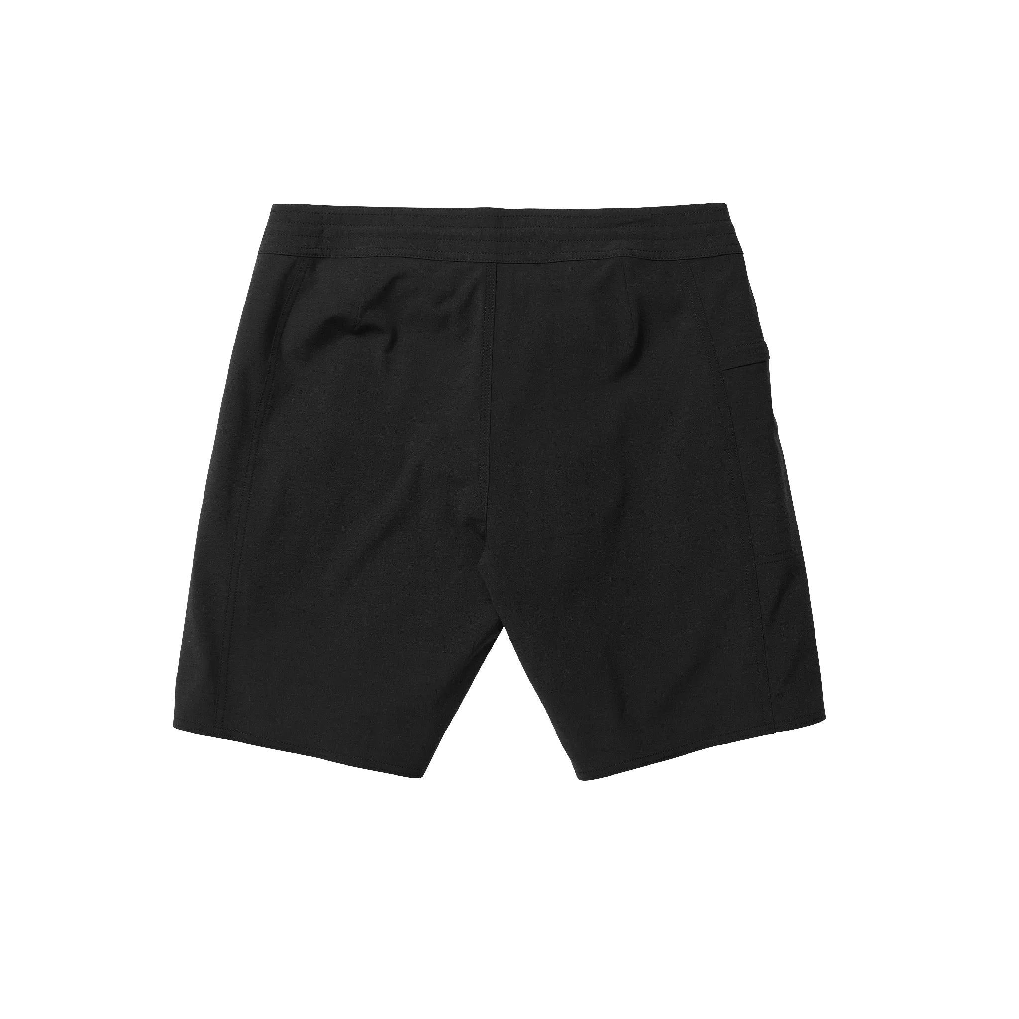 Keyhole Solid Boardshort - Black