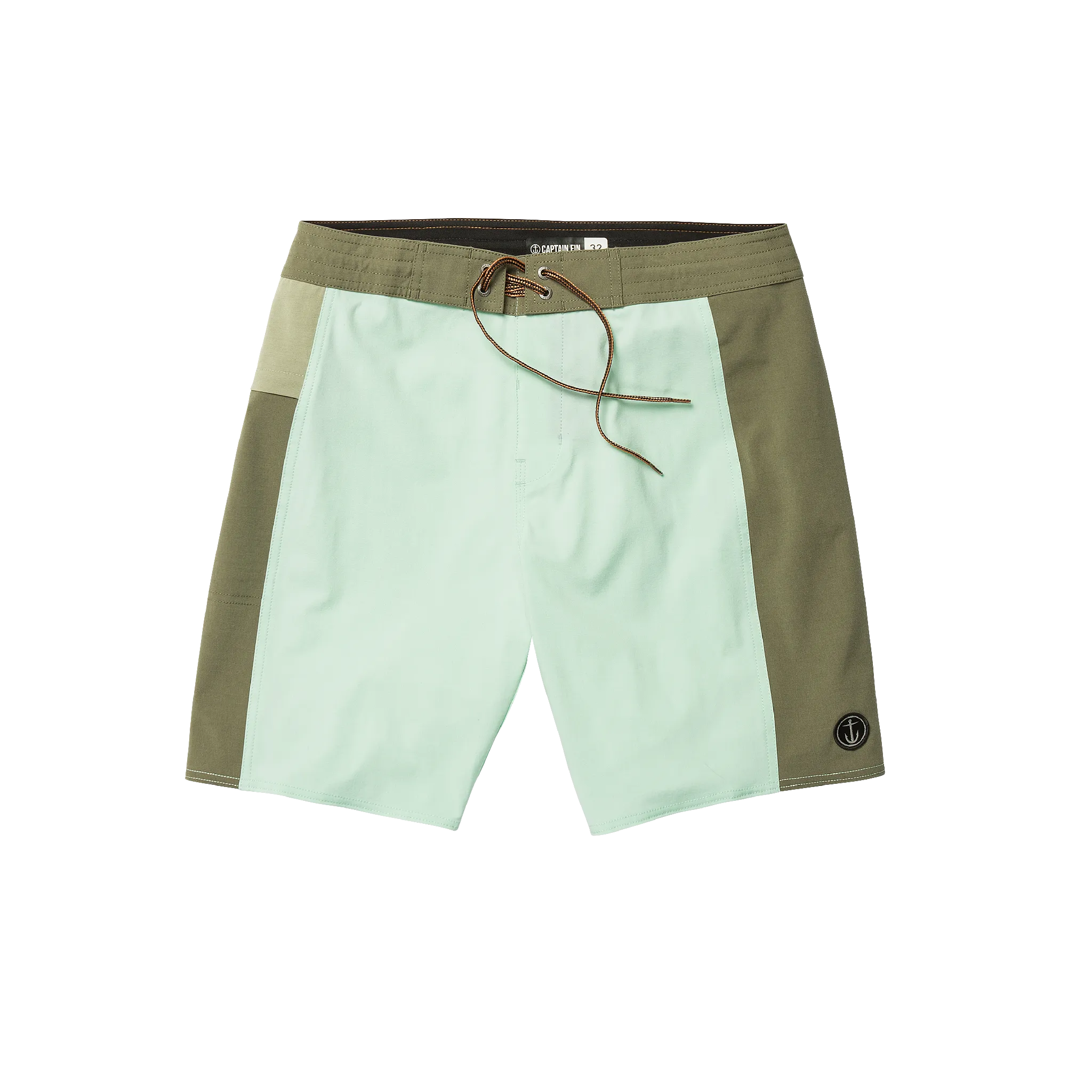 Keyhole Solid Boardshort - Sea Glass