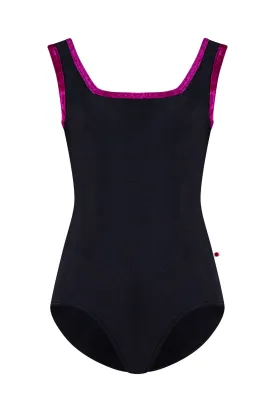 Kid's Marieke Leotard in Black - Yumiko