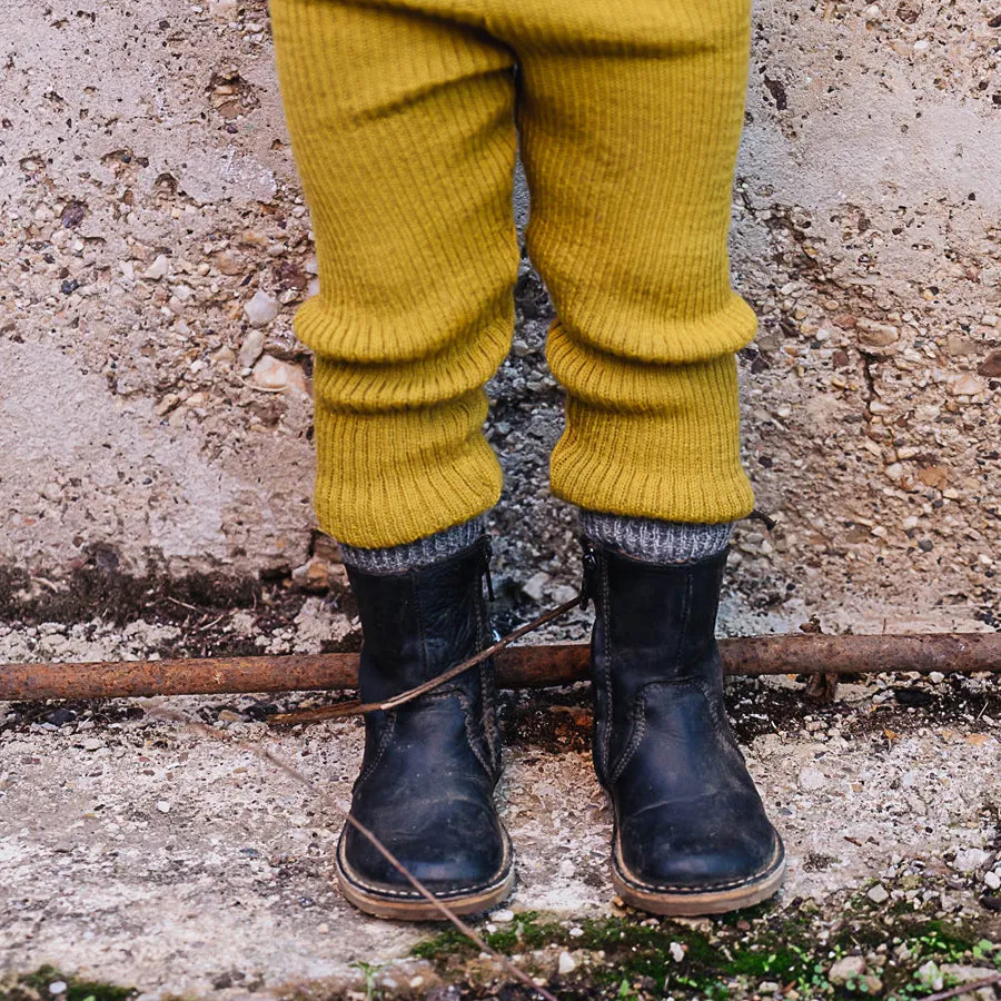 Knitted Merino Rib Leggings/Pants (0-10y )