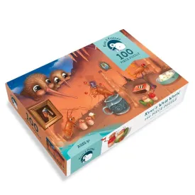 Kuwi & Friends Puzzle 100pc -  Weta World