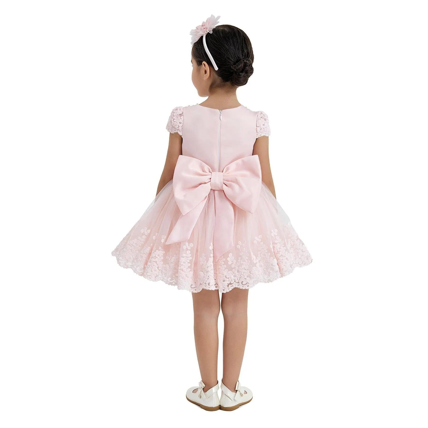 Lacy Heart Girls Formal Dress