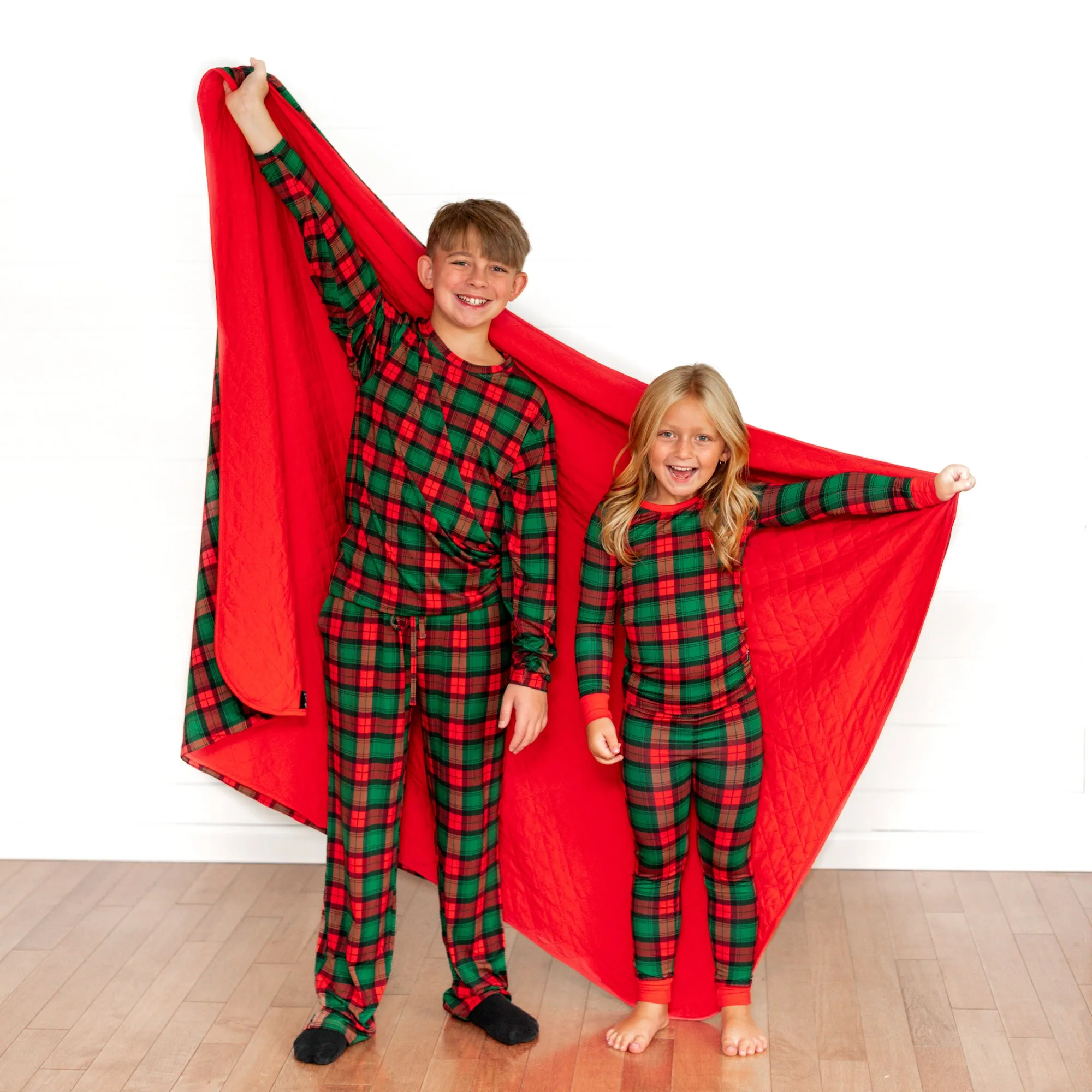 LONG SLEEVE 2 PIECE SETS- Classic Tartan