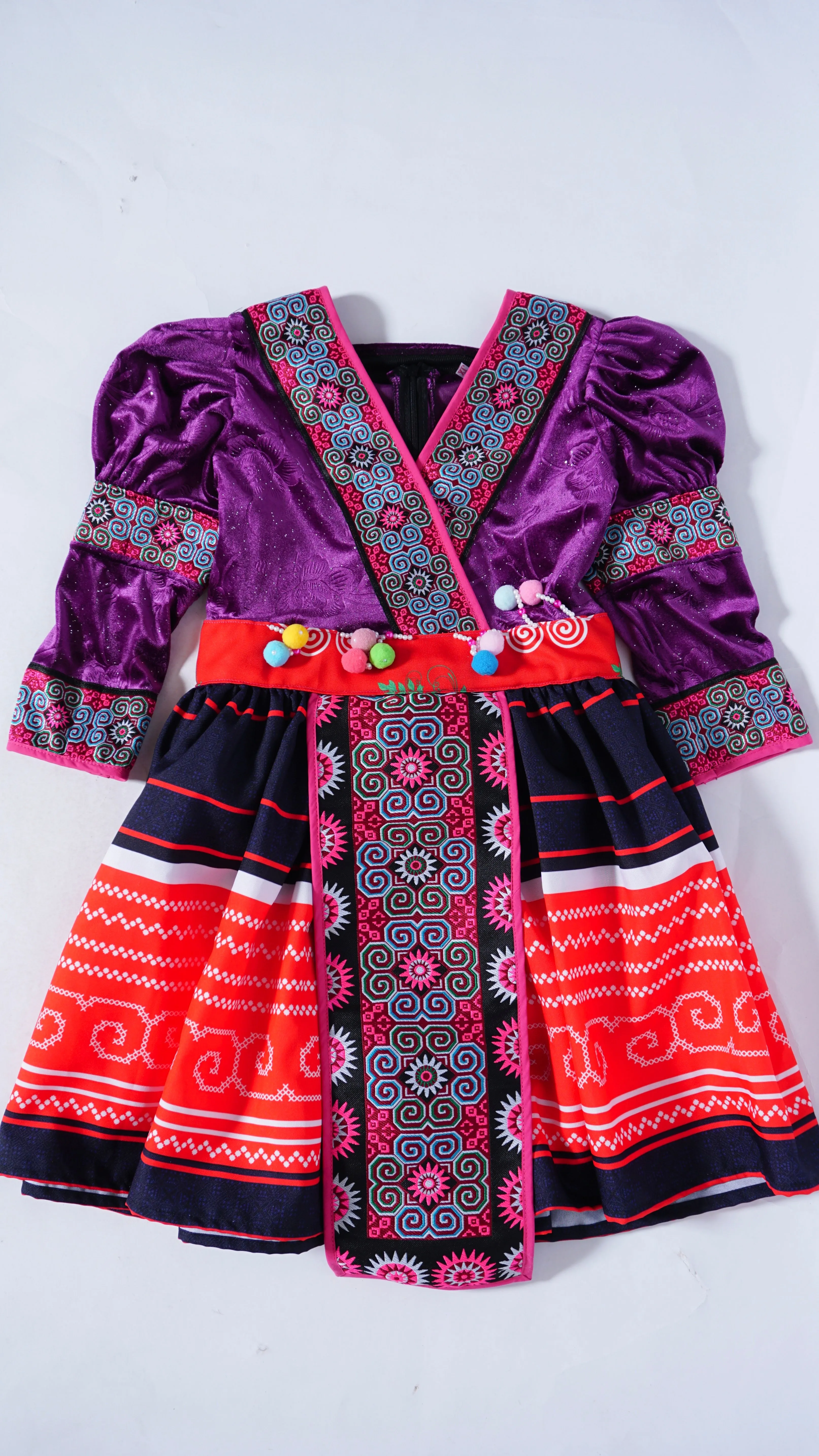 Long Sleeves Girl Dress (7-8yr)