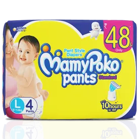 Mamy Poko Pants Large Size (9-14 kg) Diapers 4 pc