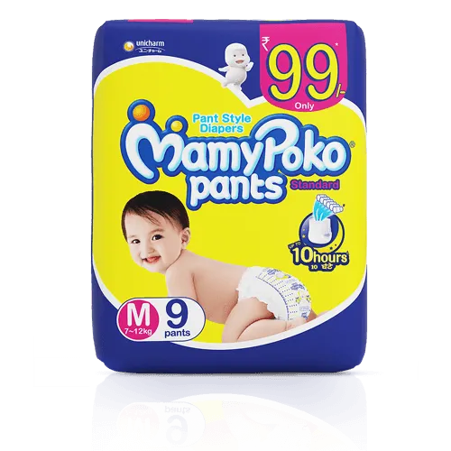 Mamy Poko Pants Medium Size (7-12 kg) Diapers 8 pc