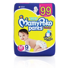 Mamy Poko Pants Medium Size (7-12 kg) Diapers 8 pc