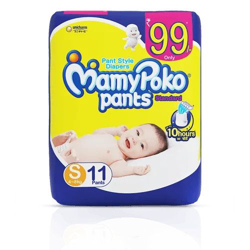 Mamy Poko Pants Small Size (4-8 kg) Diapers 11 pc