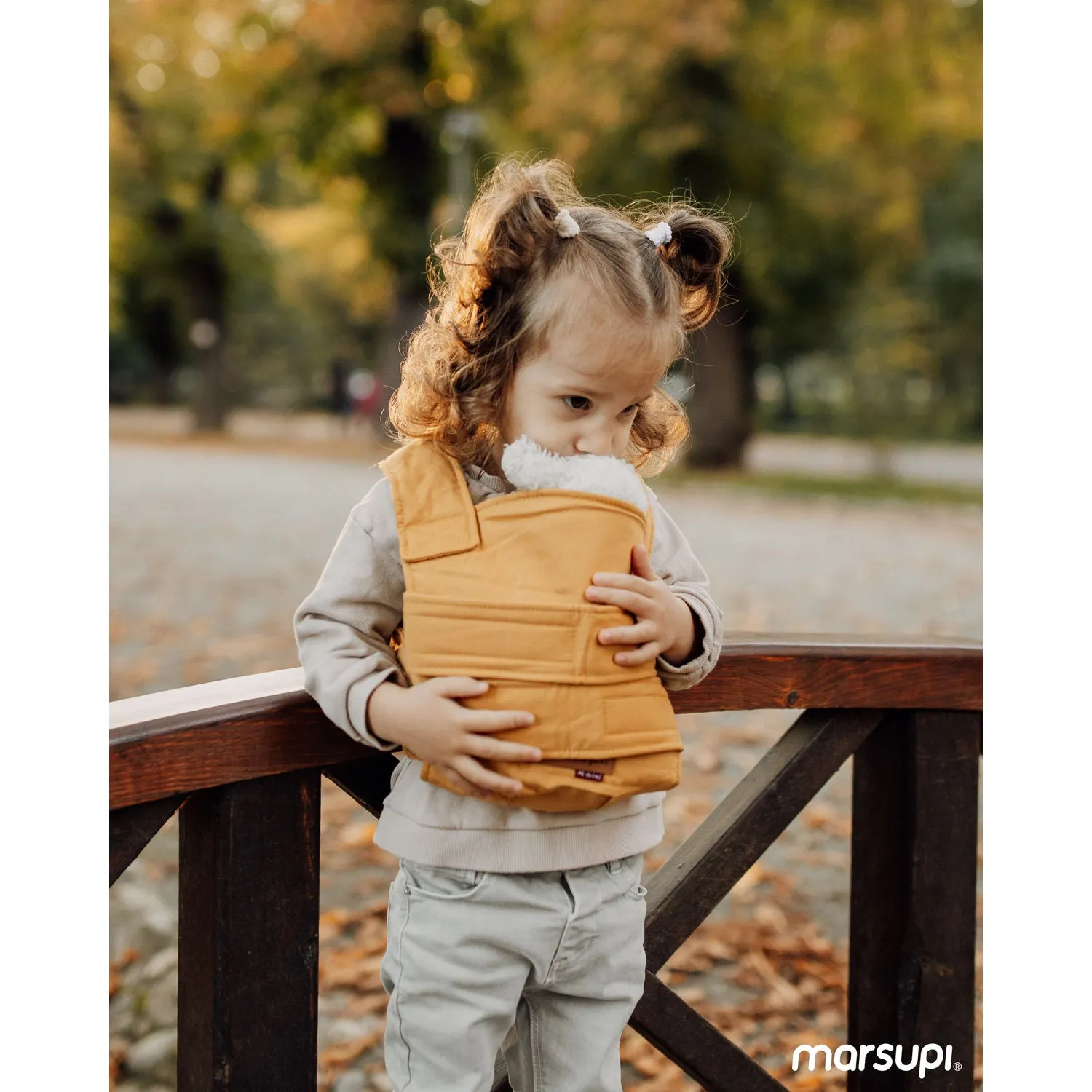 Marsupi Mini Doll Carrier - Butterscotch